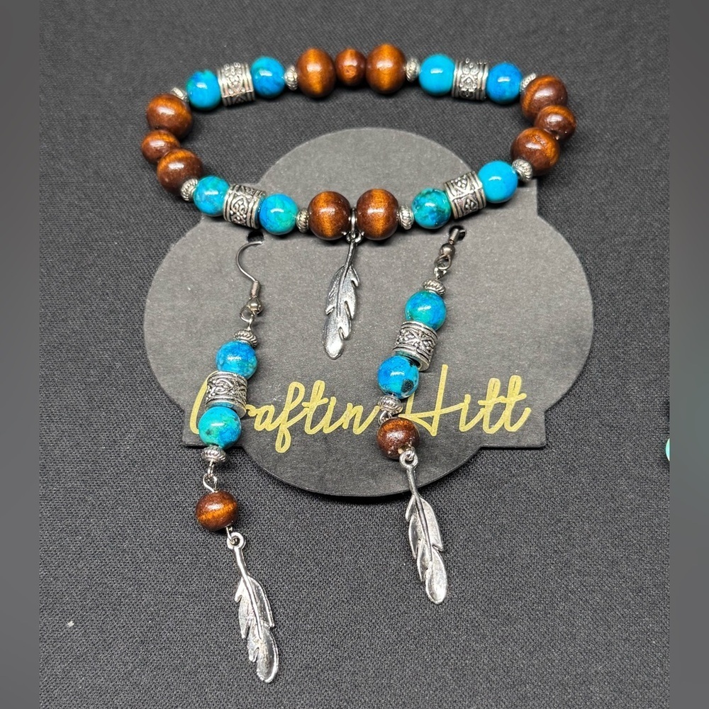 Artesian Handmade Bracelet and Earring Set